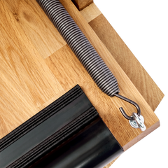 Pilates Wunda Chair in solid oak wood - pilates studio and home studio equipment by Consta Pilates Equipment.