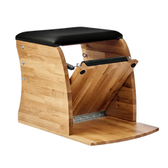 Pilates Wunda Chair in solid oak wood - pilates studio and home studio equipment by Consta Pilates Equipment.