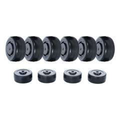 Replacement parts for classical Pilates apparatus — springs, leather and webbing straps, wheels, chains, hooks, handles, and more. Manufactured to be compatible with the standard dimensions used by classical Reformers, Cadillacs, Chairs, and Barrels. Worldwide shipping.