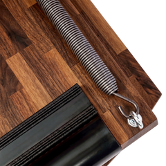 Solid Walnut Wunda Chair, premium boutique pilates studio equipment by Consta Pilates Equipment.