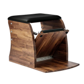 Solid Walnut Wunda Chair, premium boutique pilates studio equipment by Consta Pilates Equipment.